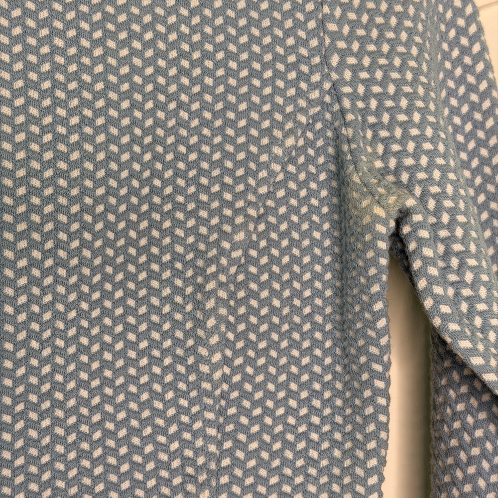 Bebe Light Blue Patterned Crop Top - image 5